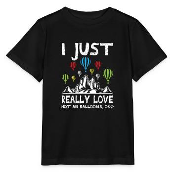 Montgolfières - T-shirt bio MINI CREATOR Stanley/Stella Enfant - noir - Devant - Mikhail (115cm)