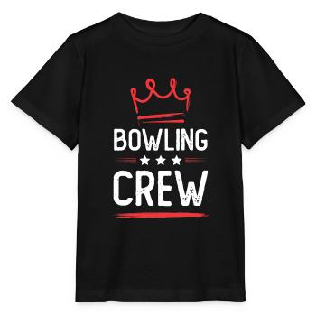 Équipe de bowling - T-shirt bio MINI CREATOR Stanley/Stella Enfant - noir - Devant - Mikhail (115cm)