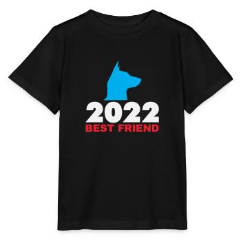 Das beste Freund Maskottchen 2022 - Stanley/Stella Kinder T-Shirt MINI CREATOR  - Schwarz - Vorne - Mikhail (115cm)