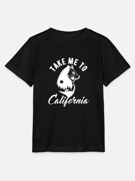 Take me to California - Stanley/Stella Kinder T-Shirt MINI CREATOR - Schwarz