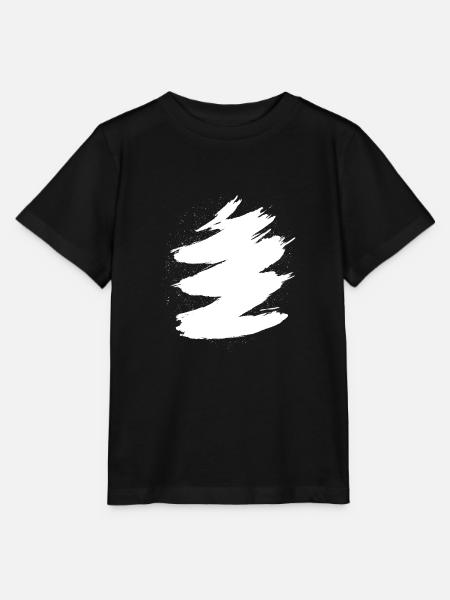 Pinselstriche - Stanley/Stella Kinder T-Shirt MINI CREATOR - Schwarz