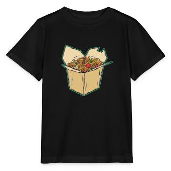 Asia Noodles - Stanley/Stella MINI CREATOR Kids’ T-Shirt - black - Front - Mikhail (115cm)