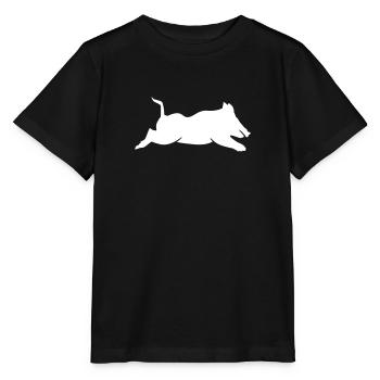Wild boar - Stanley/Stella MINI CREATOR Kids’ T-Shirt - black - Front - Mikhail (115cm)