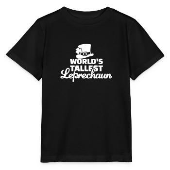 World's tallest Leprechaun - Stanley/Stella Kinder T-Shirt MINI CREATOR  - Schwarz - Vorne - Mikhail (115cm)