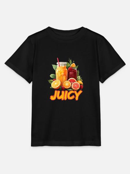 Frische Zitrusfrüchte Saftige Sommerfrüchte - Stanley/Stella Kinder T-Shirt MINI CREATOR - Schwarz