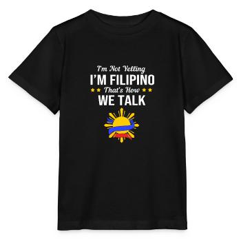 Philippinisch Philippinen - Stanley/Stella Kinder T-Shirt MINI CREATOR  - Schwarz - Vorne - Mikhail (115cm)