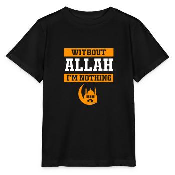 Musulman Islam Musulman Musulman Aïd Moubarak Allah - T-shirt bio MINI CREATOR Stanley/Stella Enfant - noir - Devant - Mikhail (115cm)