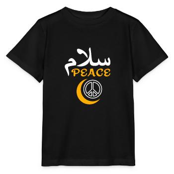 Muslim Peace - Stanley/Stella MINI CREATOR Kids’ T-Shirt - black - Front - Mikhail (115cm)