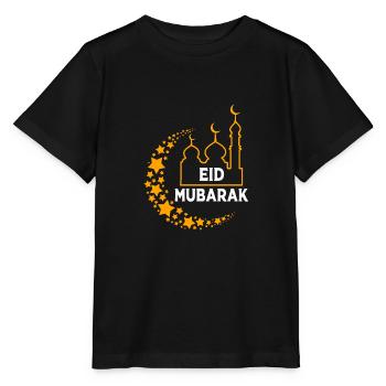Musulman Islam Musulman Musulman Aïd Moubarak - T-shirt bio MINI CREATOR Stanley/Stella Enfant - noir - Devant - Mikhail (115cm)