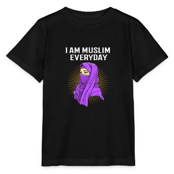 Musulman Islam Musulman Musulman Aïd Moubarak - T-shirt bio MINI CREATOR Stanley/Stella Enfant - noir - Devant - Mikhail (115cm)
