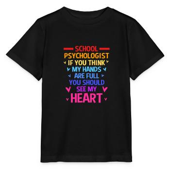 Schulpsychologe Psychologe Psychotherapeut - Stanley/Stella Kinder T-Shirt MINI CREATOR  - Schwarz - Vorne - Mikhail (115cm)