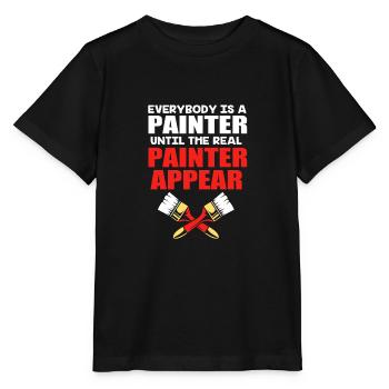 Peintre Artiste Artiste Académie d’Art - T-shirt bio MINI CREATOR Stanley/Stella Enfant - noir - Devant - Mikhail (115cm)