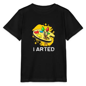 Peintre Artiste Artiste Académie d’Art - T-shirt bio MINI CREATOR Stanley/Stella Enfant - noir - Devant - Mikhail (115cm)