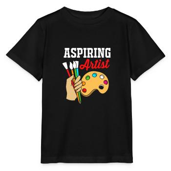 Peintre Artiste Artiste Académie d’Art - T-shirt bio MINI CREATOR Stanley/Stella Enfant - noir - Devant - Mikhail (115cm)