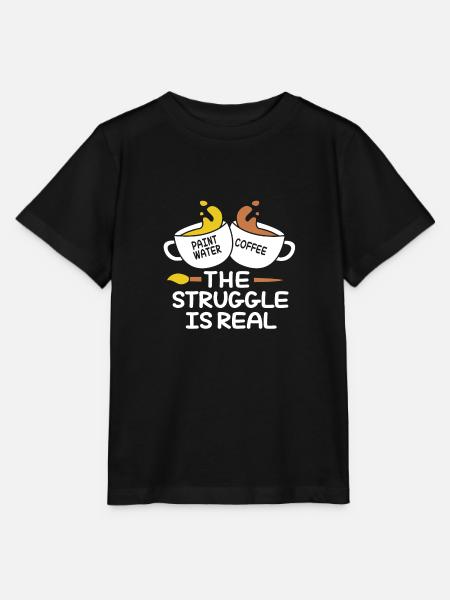 Maler - Stanley/Stella Kinder T-Shirt MINI CREATOR - Schwarz