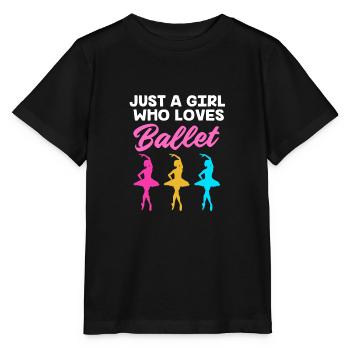 Ballet Ballet Dancer - Stanley/Stella MINI CREATOR Kids’ T-Shirt - black - Front - Mikhail (115cm)