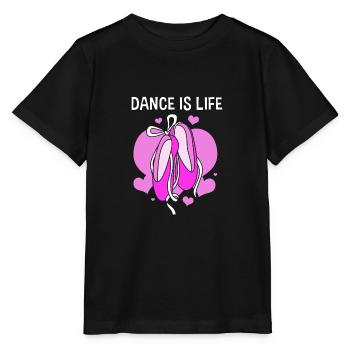 Ballett Ballett-Tänzerin - Stanley/Stella Kinder T-Shirt MINI CREATOR  - Schwarz - Vorne - Mikhail (115cm)