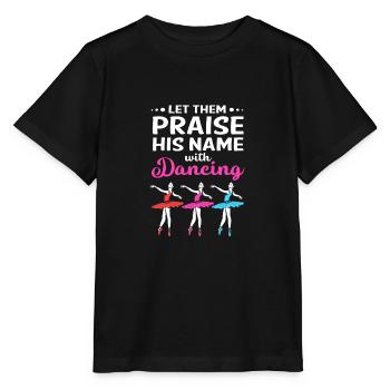 Ballett Ballett-Tänzerin - Stanley/Stella Kinder T-Shirt MINI CREATOR  - Schwarz - Vorne - Mikhail (115cm)