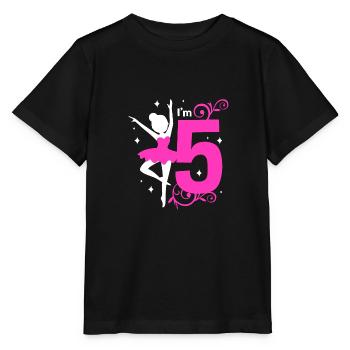 Ballett Ballett-Tänzerin - Stanley/Stella Kinder T-Shirt MINI CREATOR  - Schwarz - Vorne - Mikhail (115cm)