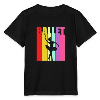 Ballet Ballet Dancer - Stanley/Stella MINI CREATOR Kids’ T-Shirt - black - Front - Mikhail (115cm)