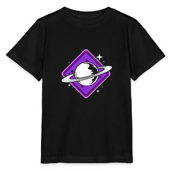 Solar System Universe - Stanley/Stella MINI CREATOR Kids’ T-Shirt - black - Front - Mikhail (115cm)