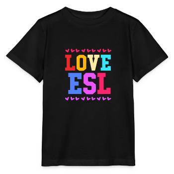 Professeur d’anglais Professeur d’anglais - T-shirt bio MINI CREATOR Stanley/Stella Enfant - noir - Devant - Mikhail (115cm)