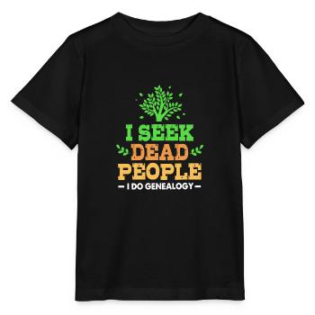 Family tree genealogy - Stanley/Stella MINI CREATOR Kids’ T-Shirt - black - Front - Mikhail (115cm)