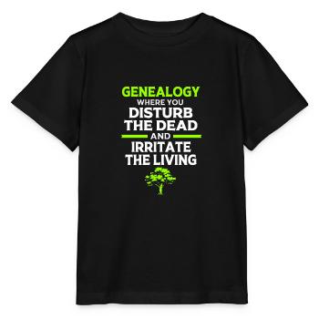 Family tree genealogy - Stanley/Stella MINI CREATOR Kids’ T-Shirt - black - Front - Mikhail (115cm)