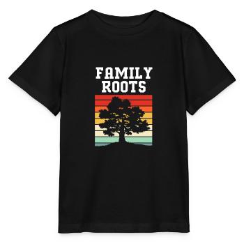 Family tree genealogy - Stanley/Stella MINI CREATOR Kids’ T-Shirt - black - Front - Mikhail (115cm)