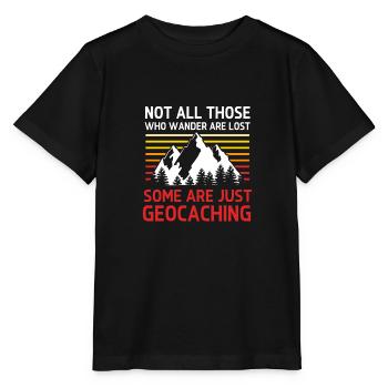 Geocaching Geocache Geocacher - Stanley/Stella MINI CREATOR Kids’ T-Shirt - black - Front - Mikhail (115cm)