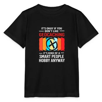 Geocaching Geocache Geocacher - Stanley/Stella MINI CREATOR Kids’ T-Shirt - black - Front - Mikhail (115cm)