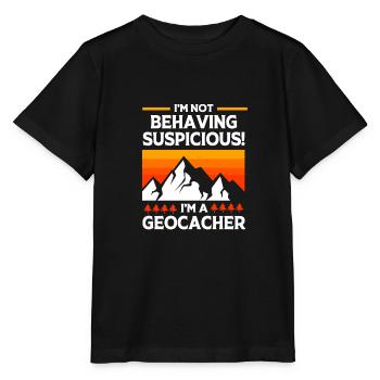 Geocaching Geocache Geocacher - Stanley/Stella MINI CREATOR Kids’ T-Shirt - black - Front - Mikhail (115cm)
