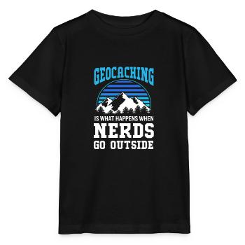 Geocaching Geocache Geocacher - Stanley/Stella MINI CREATOR Kids’ T-Shirt - black - Front - Mikhail (115cm)