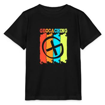 Geocaching Geocache Geocacher - Stanley/Stella MINI CREATOR Kids’ T-Shirt - black - Front - Mikhail (115cm)