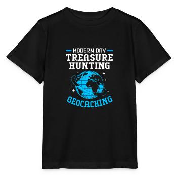 Geocaching Geocache Geocacher - Stanley/Stella MINI CREATOR Kids’ T-Shirt - black - Front - Mikhail (115cm)