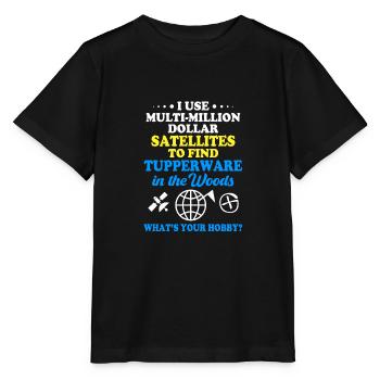 Geocaching Geocache Geocacher - Stanley/Stella MINI CREATOR Kids’ T-Shirt - black - Front - Mikhail (115cm)