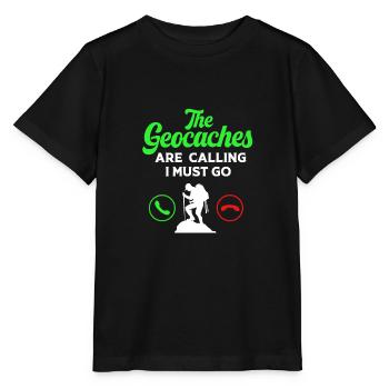 Geocaching Geocache Geocacher - Stanley/Stella MINI CREATOR Kids’ T-Shirt - black - Front - Mikhail (115cm)
