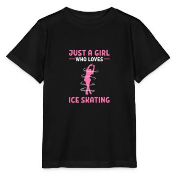 Patinage sur glace Patinage sur glace Patinage sur glace - T-shirt bio MINI CREATOR Stanley/Stella Enfant - noir - Devant - Mikhail (115cm)
