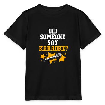 Karaoke - Stanley/Stella MINI CREATOR Kids’ T-Shirt - black - Front - Mikhail (115cm)