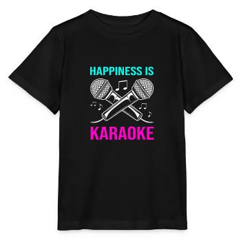 Karaoke - Stanley/Stella MINI CREATOR Kids’ T-Shirt - black - Front - Mikhail (115cm)