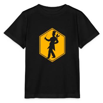 magicien magicien - T-shirt bio MINI CREATOR Stanley/Stella Enfant - noir - Devant - Mikhail (115cm)