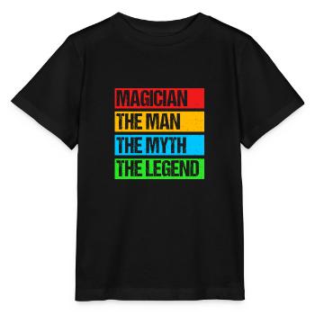 Sorcier - T-shirt bio MINI CREATOR Stanley/Stella Enfant - noir - Devant - Mikhail (115cm)