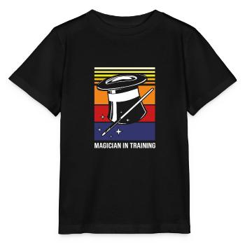 Sorcier - T-shirt bio MINI CREATOR Stanley/Stella Enfant - noir - Devant - Mikhail (115cm)