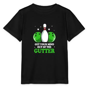 Bowling - Stanley/Stella MINI CREATOR Kids’ T-Shirt - black - Front - Mikhail (115cm)