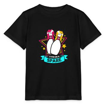 Bowlen Bowler Bowling Kegel Bowlingkugel - Stanley/Stella Kinder T-Shirt MINI CREATOR  - Schwarz - Vorne - Mikhail (115cm)
