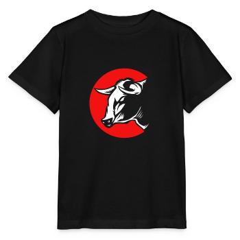 Rodeo - Stanley/Stella Kinder T-Shirt MINI CREATOR  - Schwarz - Vorne - Mikhail (115cm)