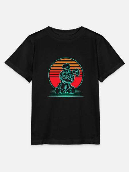Voodoo - Stanley/Stella Kinder T-Shirt MINI CREATOR - Schwarz