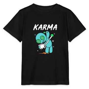 Voodoo Karma - Stanley/Stella Kinder T-Shirt MINI CREATOR  - Schwarz - Vorne - Mikhail (115cm)