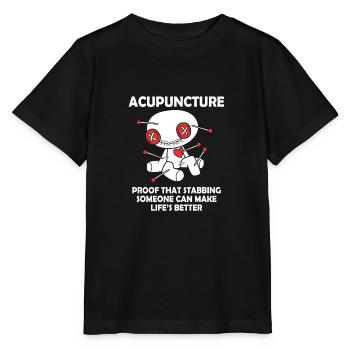 Voodoo - Stanley/Stella Kinder T-Shirt MINI CREATOR  - Schwarz - Vorne - Mikhail (115cm)
