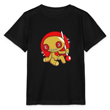 Voodoo Puppe - Stanley/Stella Kinder T-Shirt MINI CREATOR  - Schwarz - Vorne - Mikhail (115cm)